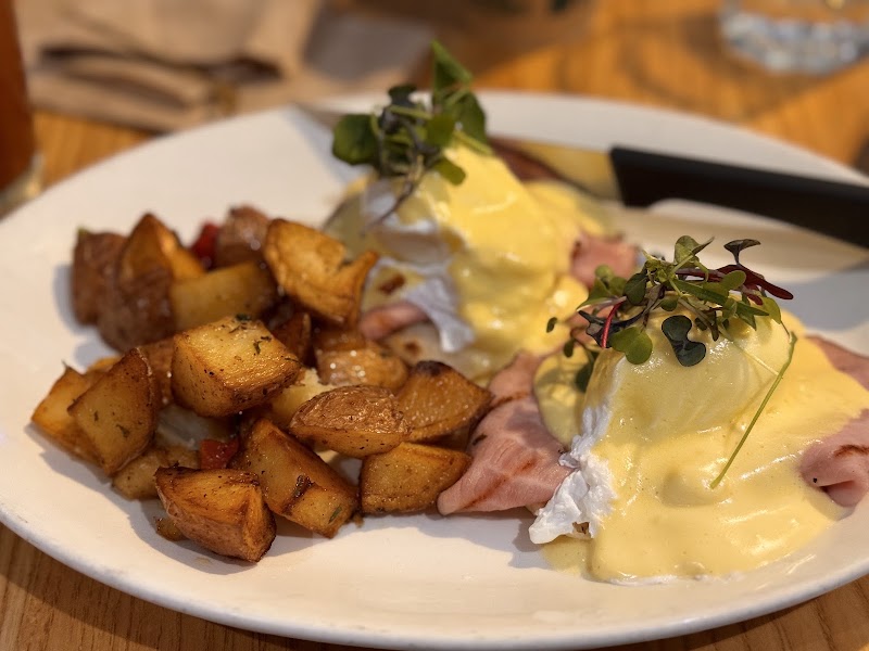 Classic eggs Benedict plate