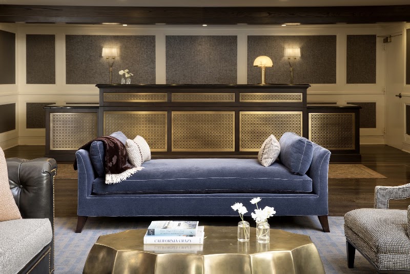 Refined reception area seating