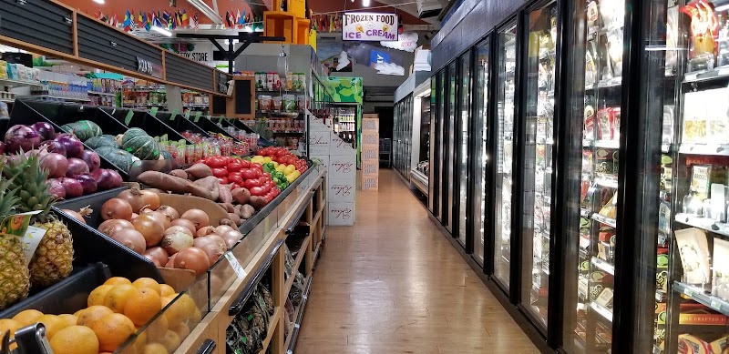 Fresh produce, frozen aisle