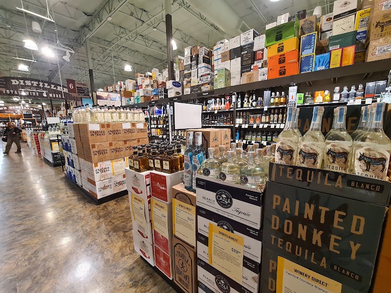 Spirits aisle, wide variety