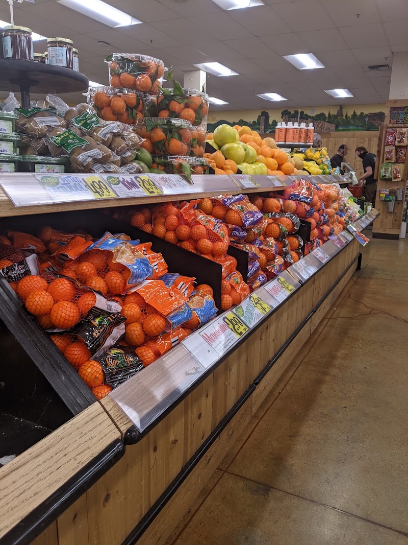 Colorful fresh citrus selection