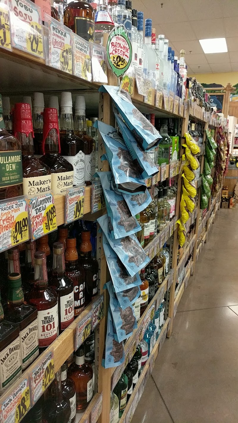 Spirits aisle, varied selection