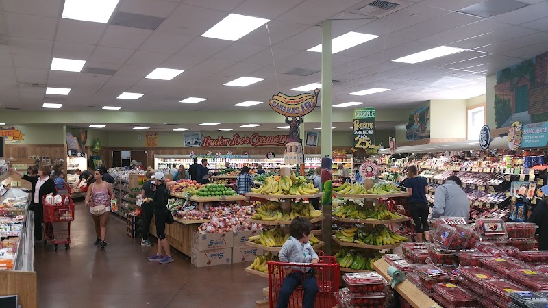 Bustling fresh produce floor