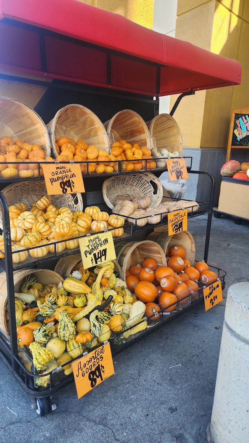 Fresh seasonal produce outside