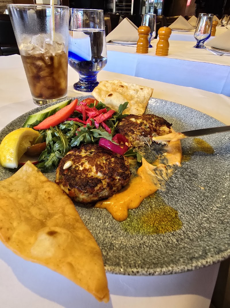Ground chicken kebab plate