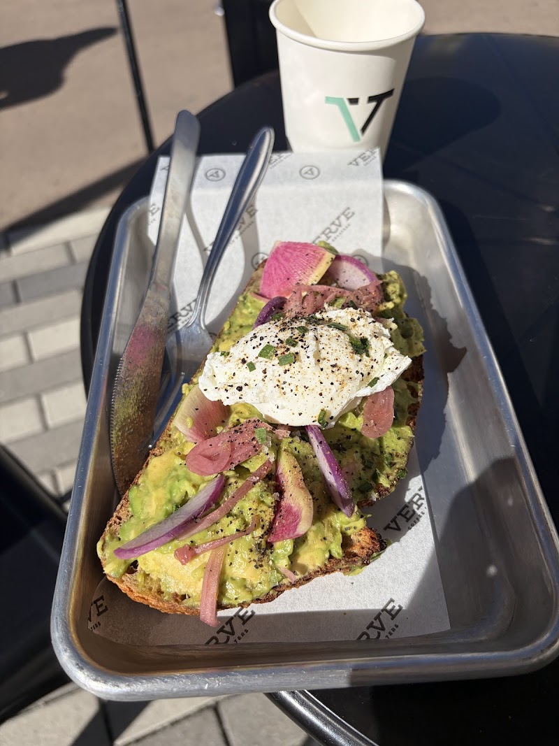 Avocado toast with poached egg