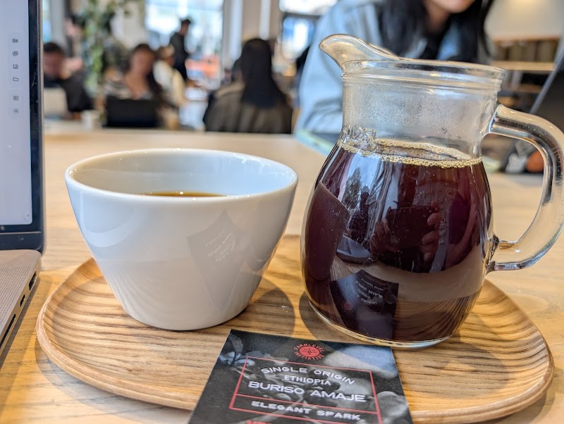 Pour-over brewed in-house