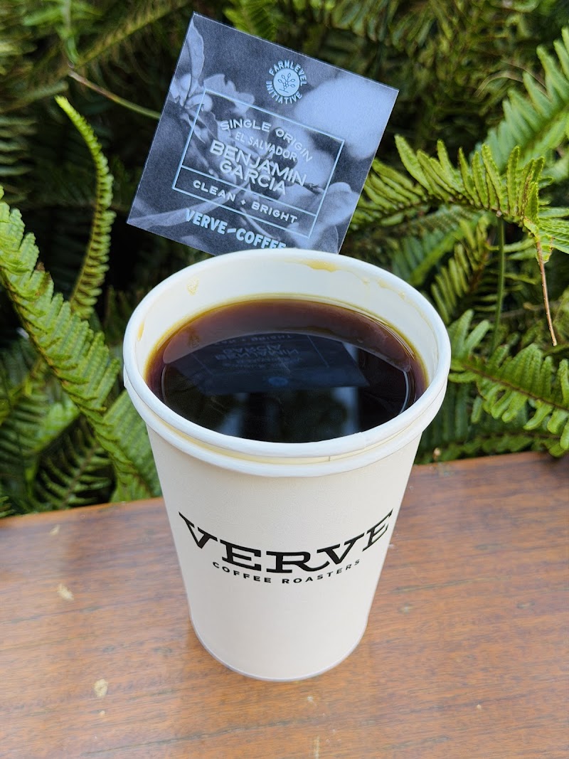 Single origin black coffee