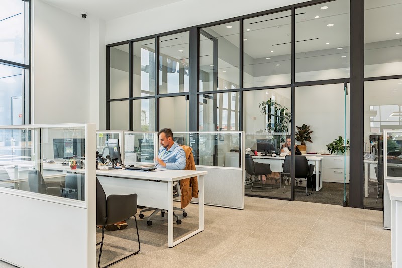 Open, welcoming sales area