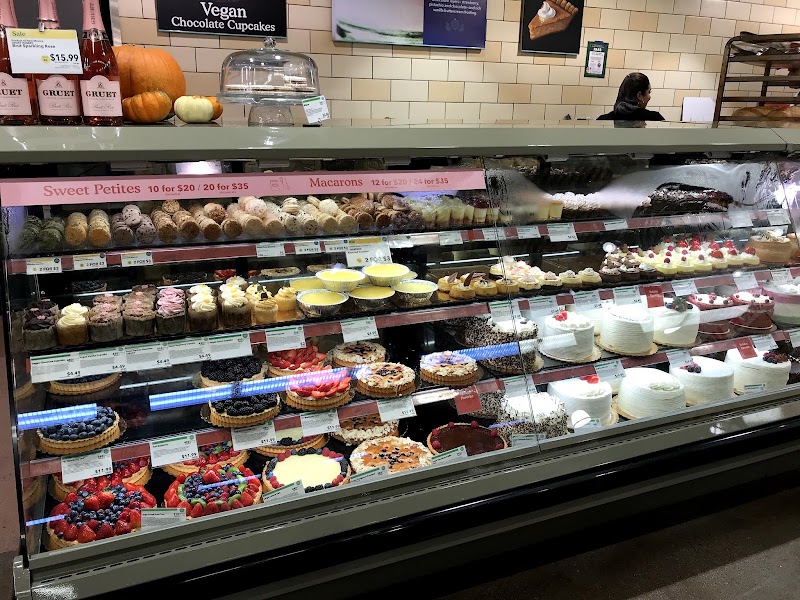 Cakes and tarts display