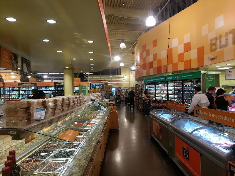 Well-stocked aisles and deli