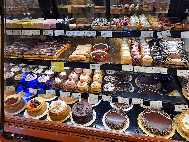 Indulgent pastry display case