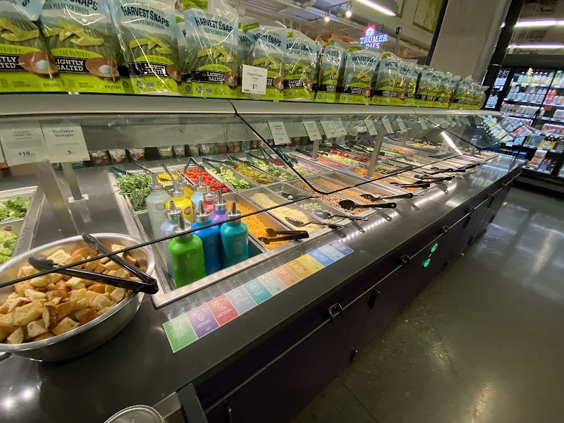 Build-your-own salad counter