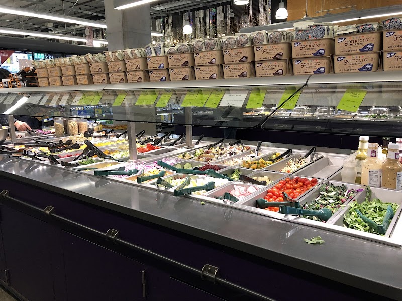 Fresh salad counter spread