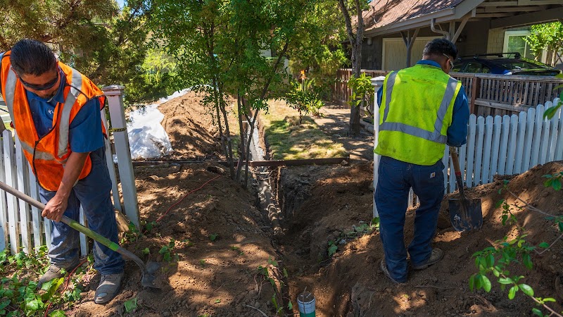 Thorough sewer line work