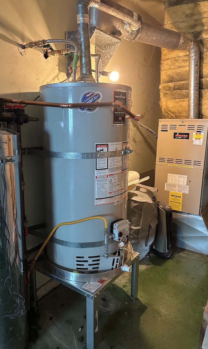 Water heater installation complete
