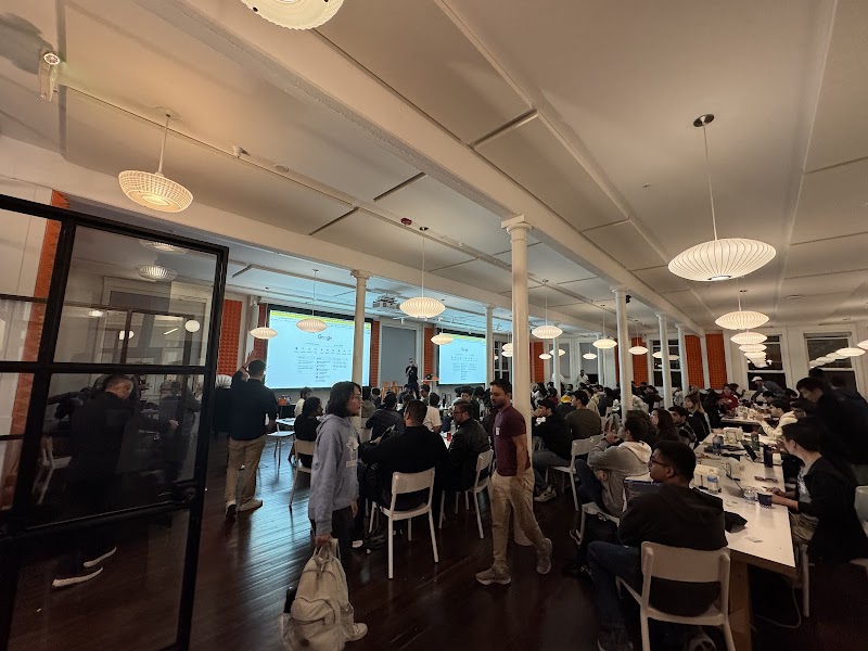 Founders gathering for startup school