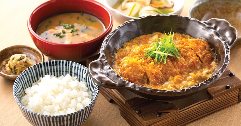 Katsu set with miso
