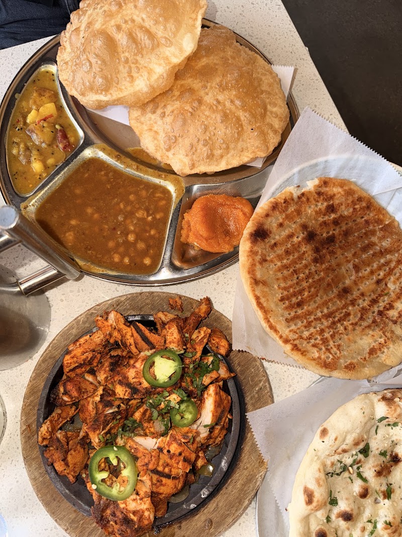 Chicken boti sizzler feast