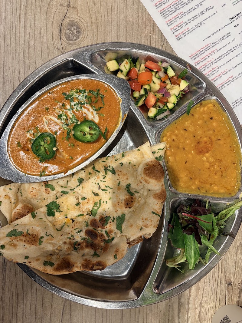 Thali plate, vibrant flavours