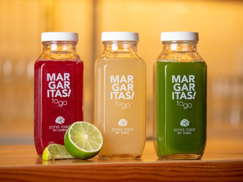 Margaritas to go, three flavors